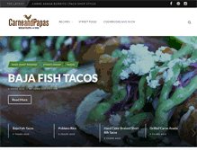 Tablet Screenshot of carneandpapas.com